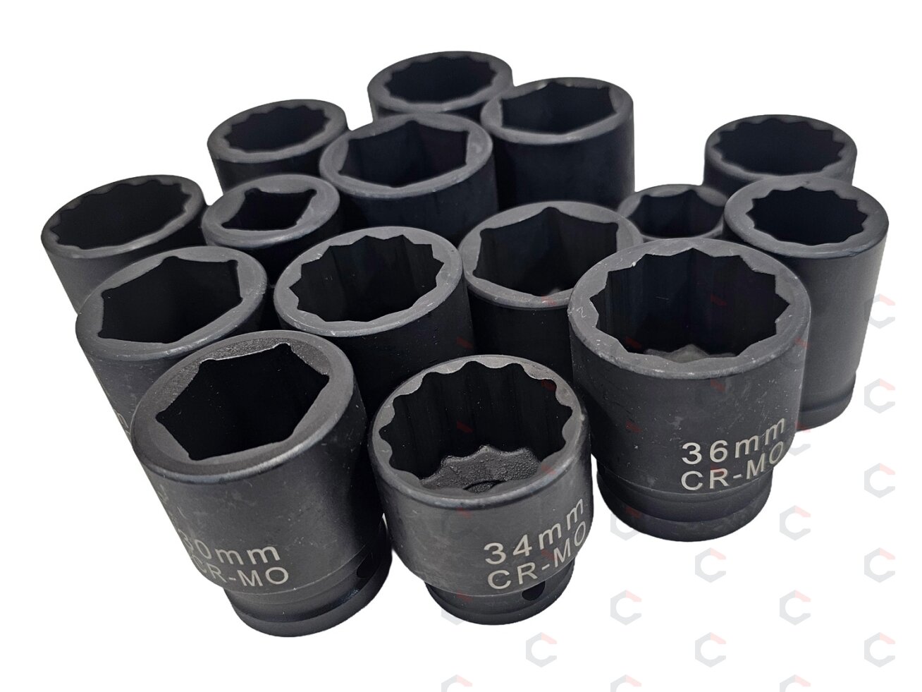 Galvutė smūginė šešiakampė | 12,5 mm (1/2") | 24 mm (S12-24) 3 Galvutė smūginė šešiakampė | 12,5 mm (1/2") | 24 mm (S12-24) 3