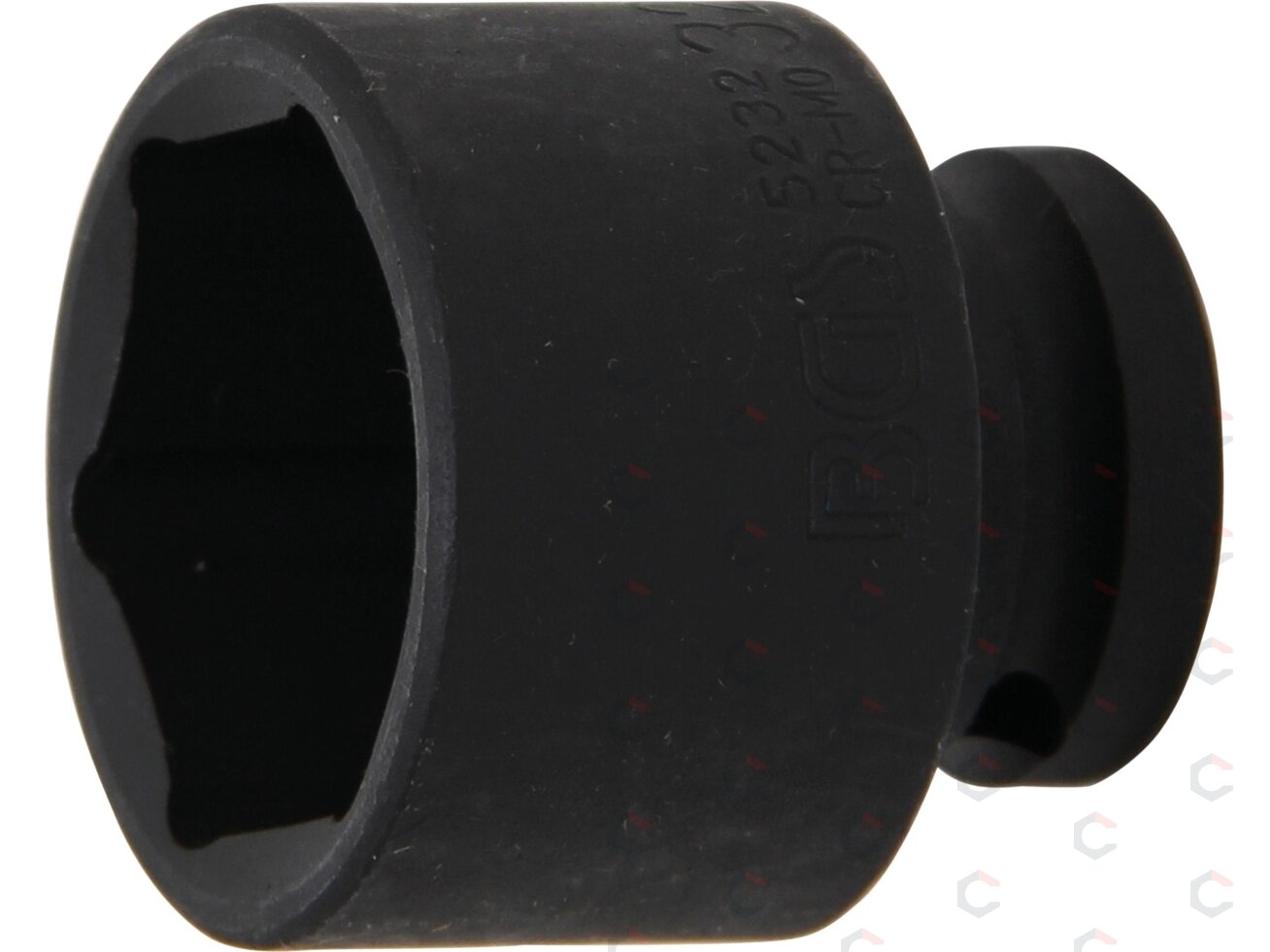 Galvutė smūginė šešiakampė | 12,5 mm (1/2") | 32 mm (5232)