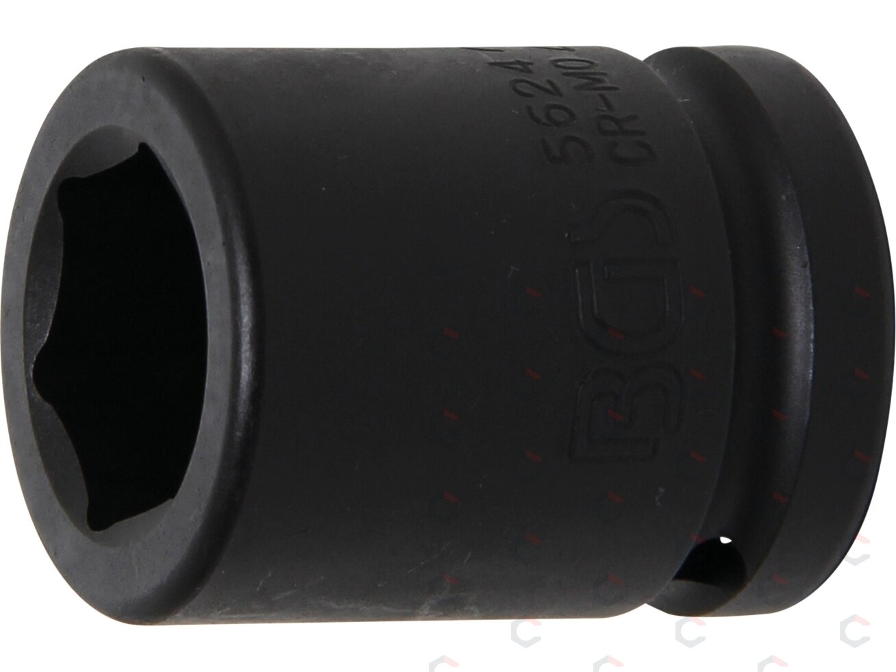 Galvutė smūginė šešiakampė | 20 mm (3/4") | 24 mm (5624) Galvutė smūginė šešiakampė | 20 mm (3/4") | 24 mm (5624)