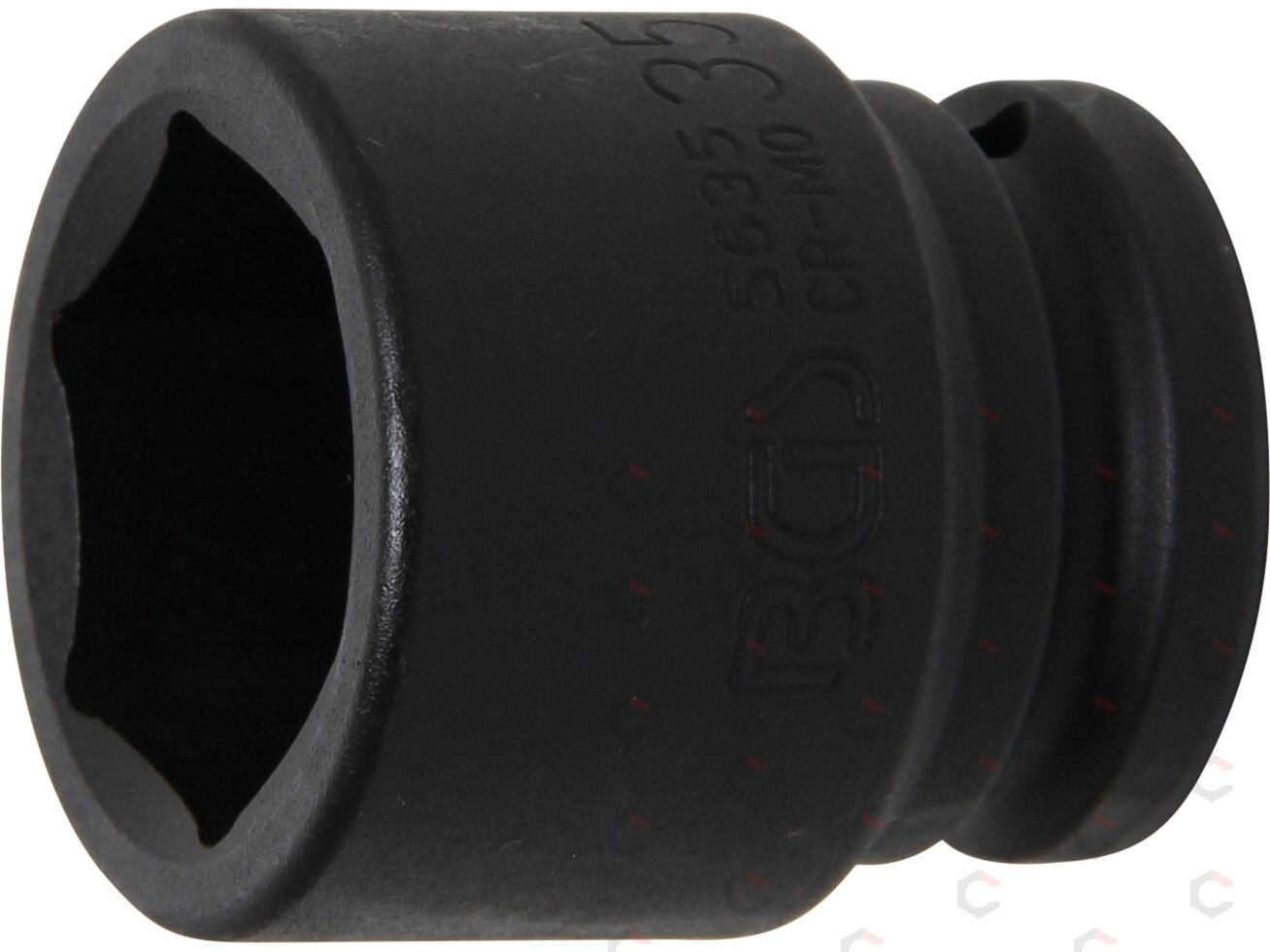 Galvutė smūginė šešiakampė | 20 mm (3/4") | 35 mm (5635) Galvutė smūginė šešiakampė | 20 mm (3/4") | 35 mm (5635)