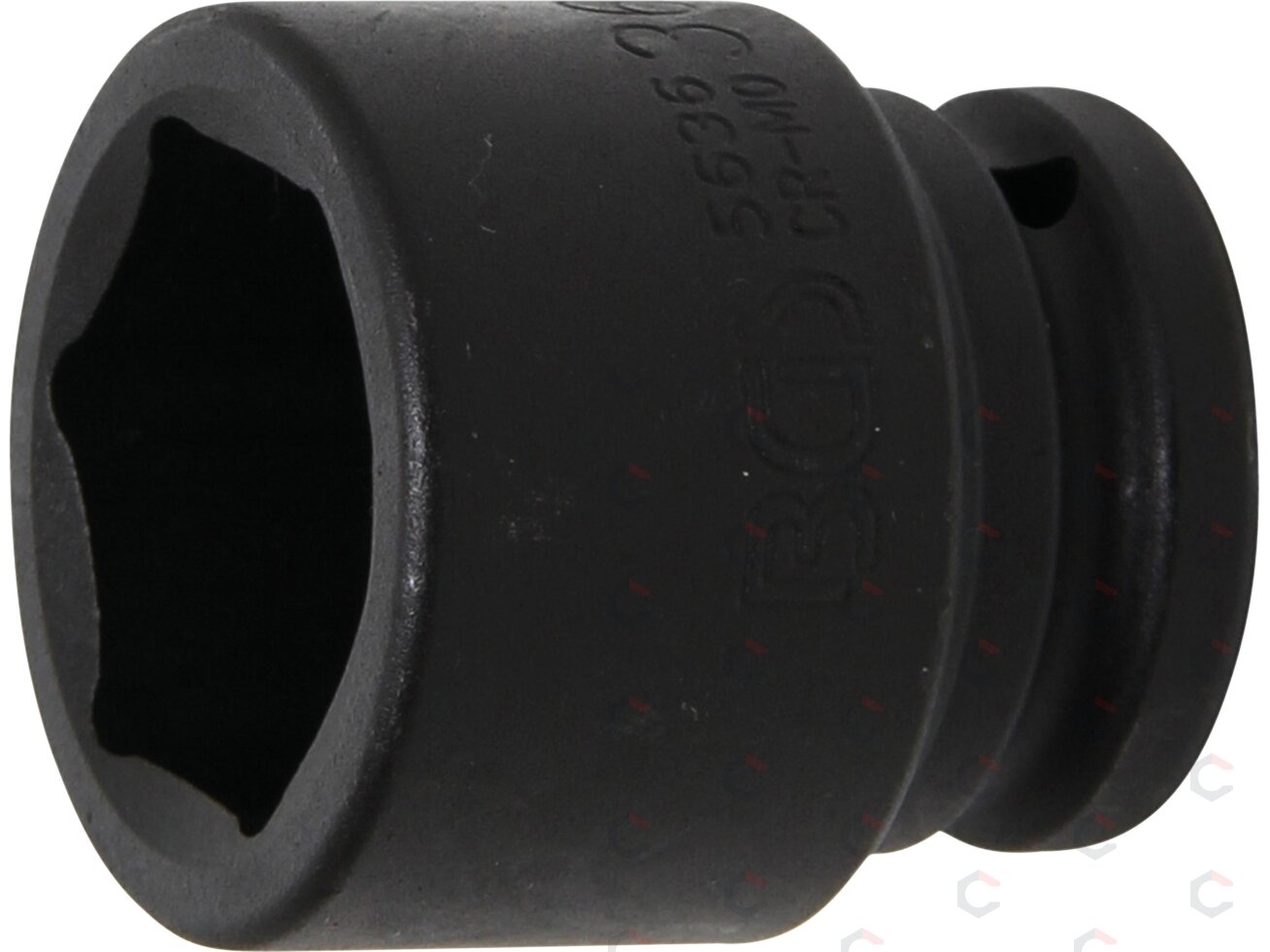 Galvutė smūginė šešiakampė | 20 mm (3/4") | 36 mm (5636) Galvutė smūginė šešiakampė | 20 mm (3/4") | 36 mm (5636)