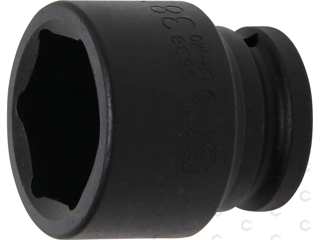 Galvutė smūginė šešiakampė | 20 mm (3/4") | 38 mm (5638) Galvutė smūginė šešiakampė | 20 mm (3/4") | 38 mm (5638)