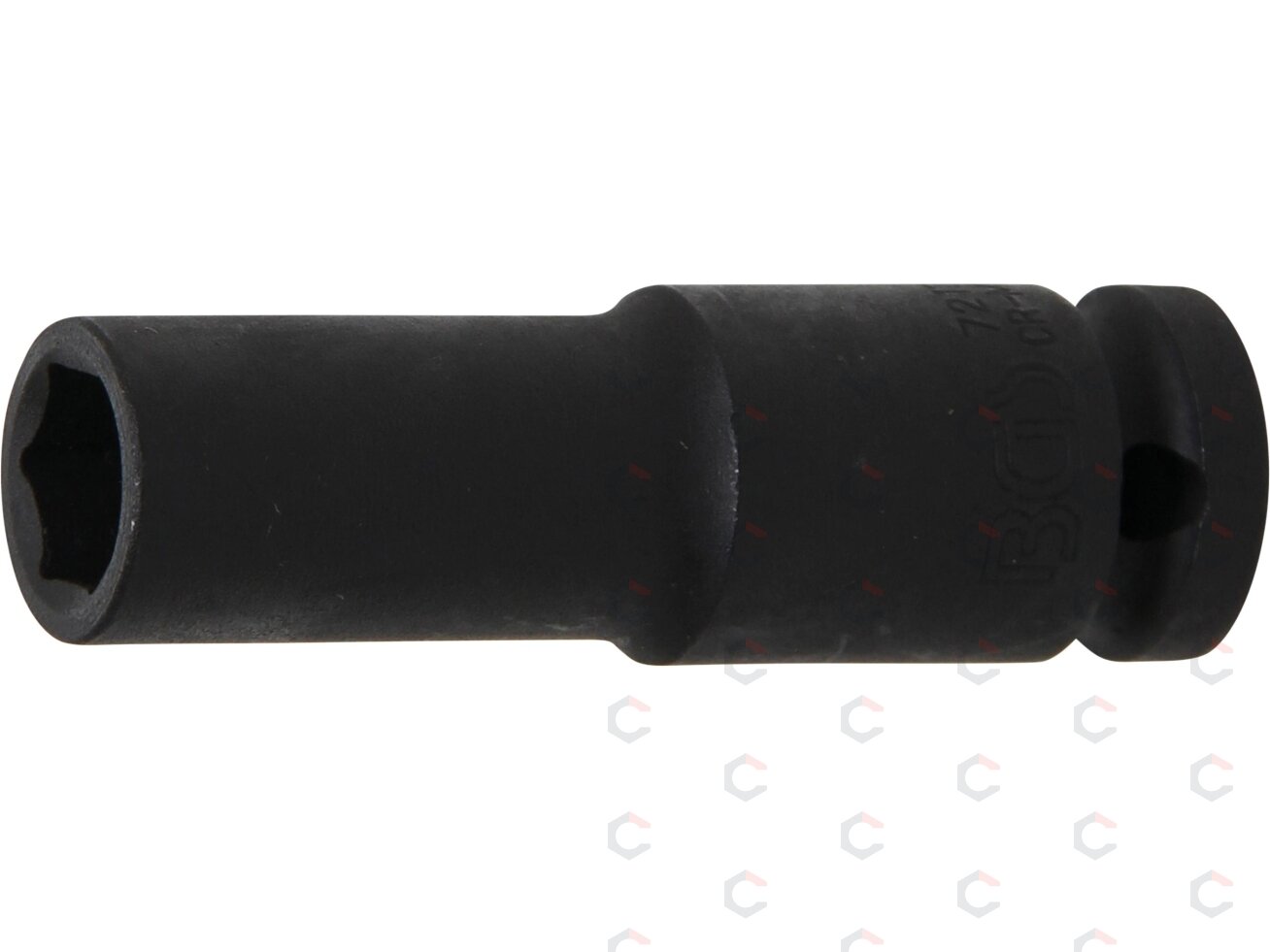 Galvutė smūginė šešiakampė ilga | 12,5 mm (1/2") | 13 mm (7213) Galvutė smūginė šešiakampė ilga | 12,5 mm (1/2") | 13 mm (7213)