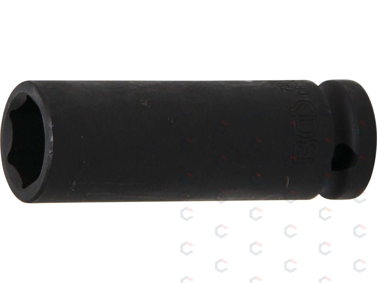 Galvutė smūginė šešiakampė ilga | 12,5 mm (1/2") | 17 mm (7217) Galvutė smūginė šešiakampė ilga | 12,5 mm (1/2") | 17 mm (7217)