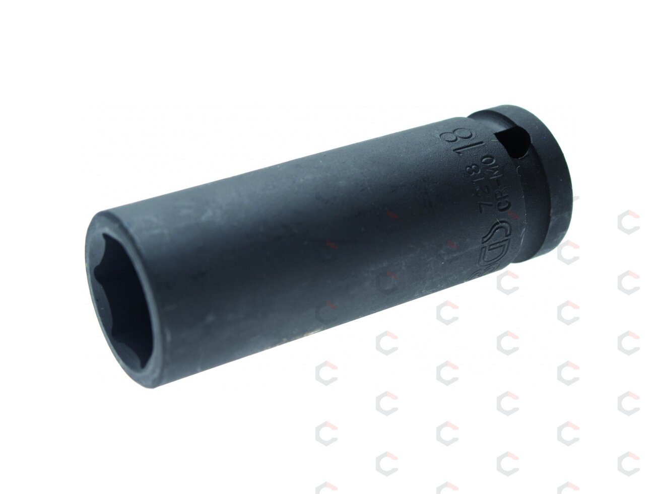 Galvutė smūginė šešiakampė ilga | 12,5 mm (1/2") | 18 mm (7218) 1