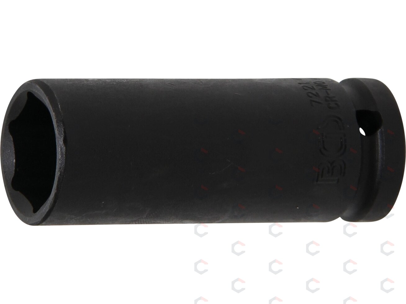 Galvutė smūginė šešiakampė ilga | 12,5 mm (1/2") | 21 mm (7221)