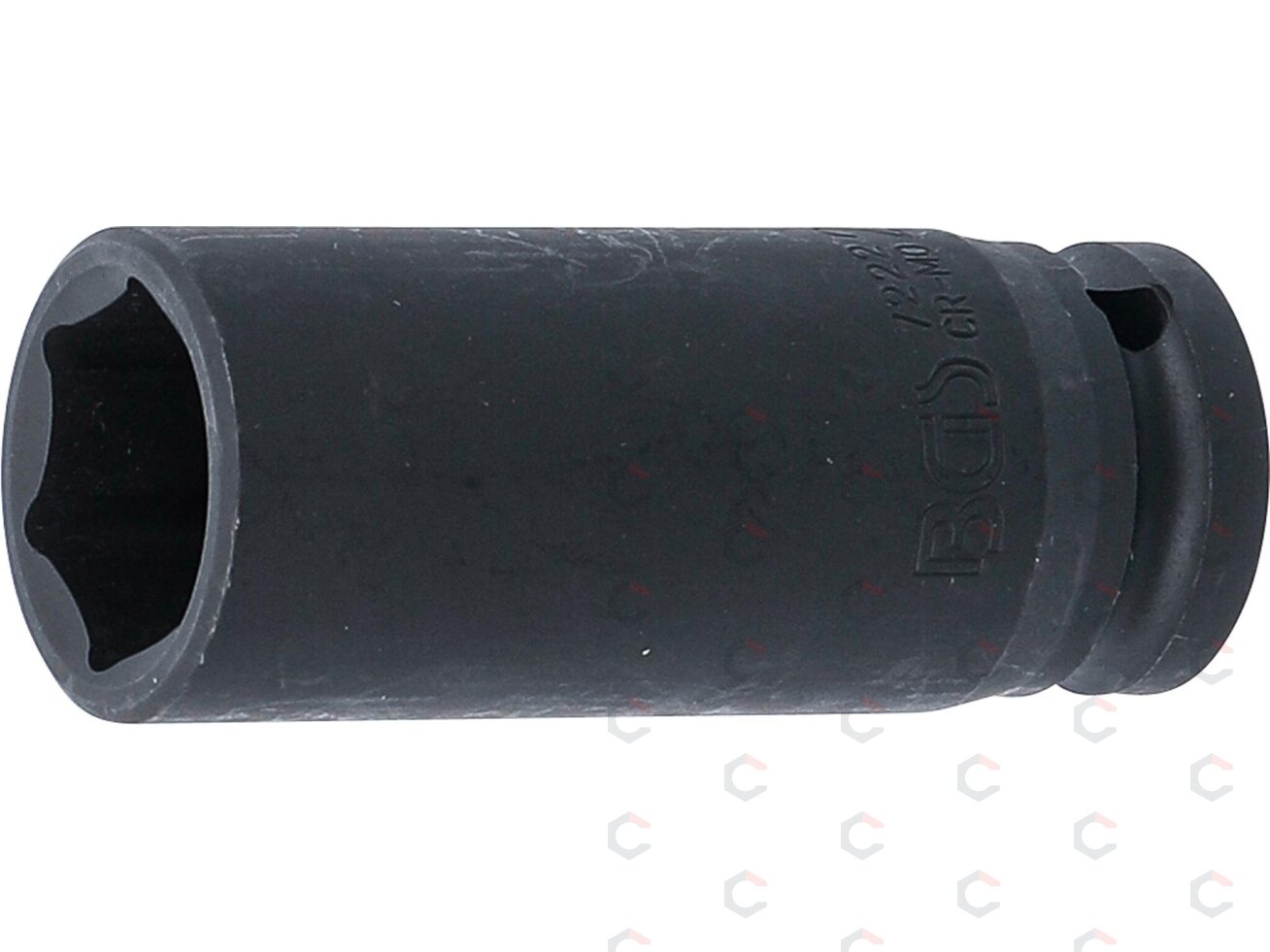 Galvutė smūginė šešiakampė ilga | 12,5 mm (1/2") | 22 mm (7222) Galvutė smūginė šešiakampė ilga | 12,5 mm (1/2") | 22 mm (7222)