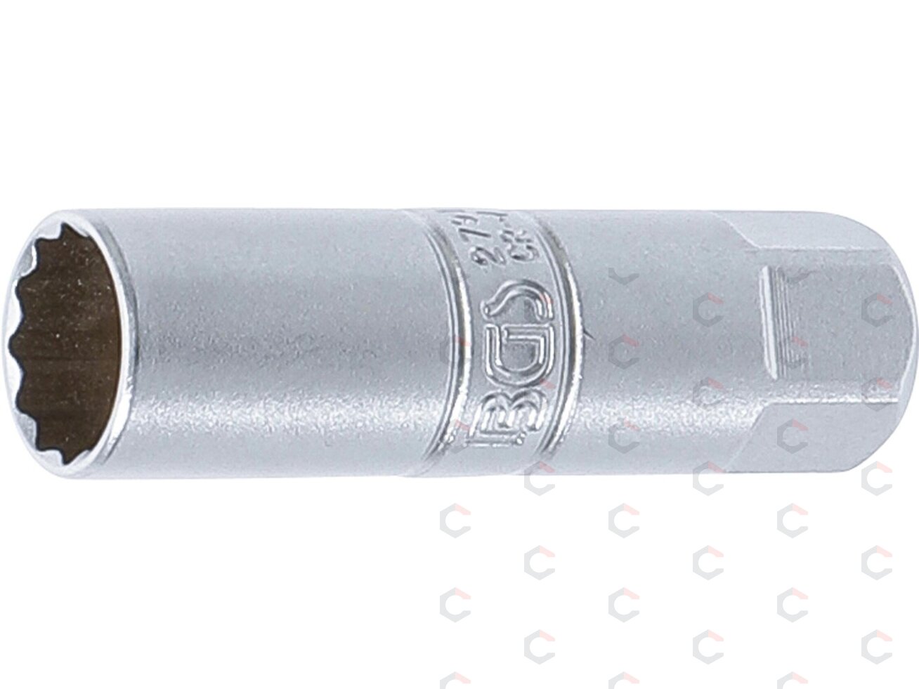 Galvutė žvakėms 12-kampė | 10 mm (3/8") | 14 mm (2791) Galvutė žvakėms 12-kampė | 10 mm (3/8") | 14 mm (2791)