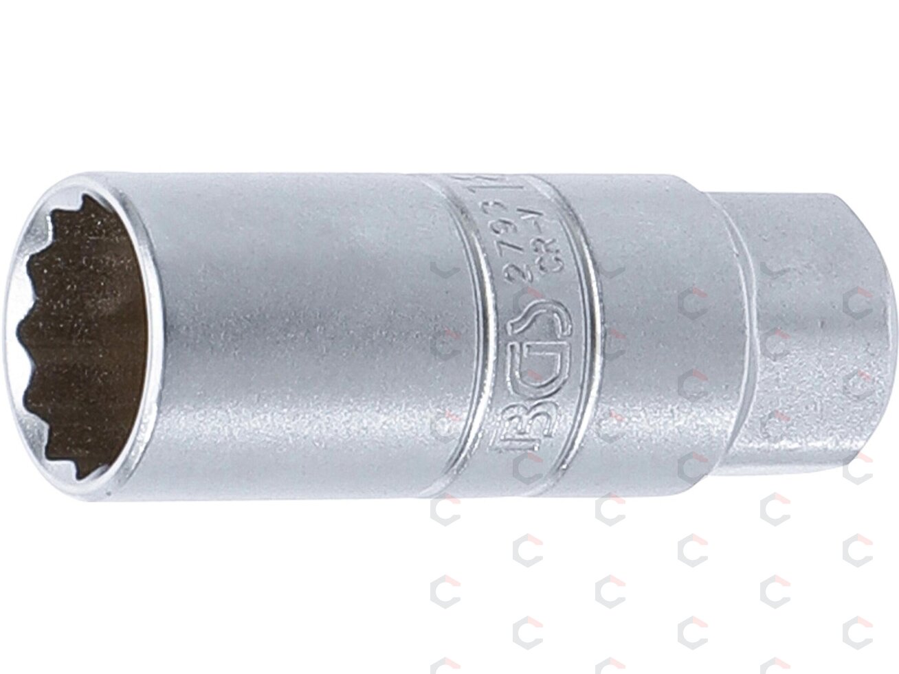 Galvutė žvakėms 12-kampė | 10 mm (3/8") | 18 mm (2793) Galvutė žvakėms 12-kampė | 10 mm (3/8") | 18 mm (2793)