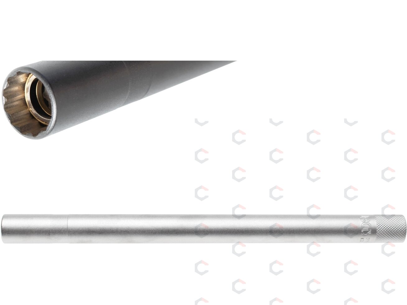 Galvutė žvakėms su magnetu | ypač ilga | 10 mm (3/8") | 14 mm (2447)