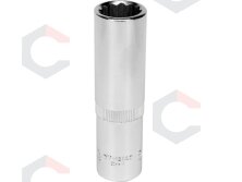 Galvute ilga 1/2", 15 mm 12-kampė (YT-12937) Galvute ilga 1/2", 15 mm 12-kampė (YT-12937)