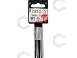 Galvutė žvakėms šešiakampė | 12,5 mm (1/2") | 16 mm (YT-12531)