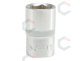 Galvutė 1/2", šešiakampė 16mm (YT-1209) Galvutė 1/2", šešiakampė 16mm (YT-1209)