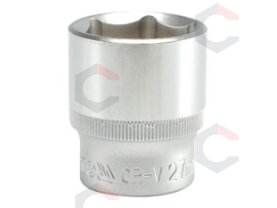 Galvutė 1/2", šešiakampė 27mm (YT-1218) Galvutė 1/2", šešiakampė 27mm (YT-1218)