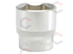 Galvutė 1/2", šešiakampė 30mm (YT-1219)