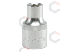 Galvutė 1/2", šešiakampė 9mm (YT-1202) Galvutė 1/2", šešiakampė 9mm (YT-1202)