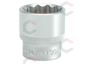 Galvutė dvylikakampė 1/2", 27mm (YT-1289) Galvutė dvylikakampė 1/2", 27mm (YT-1289)