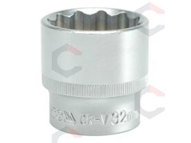 Galvutė dvylikakampė 1/2", 32mm (YT-1292) Galvutė dvylikakampė 1/2", 32mm (YT-1292)