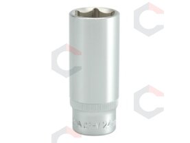 Galvutė ilga šešiakampė 1/2", 24mm (YT-1237) Galvutė ilga šešiakampė 1/2", 24mm (YT-1237)