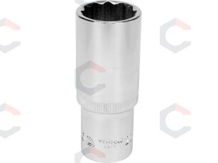 Galvute ilga 1/2", 23 mm 12-kampė (YT-12945) Galvute ilga 1/2", 23 mm 12-kampė (YT-12945)