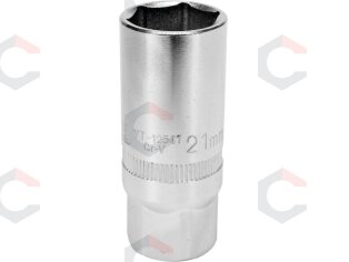 Galvutė žvakėms šešiakampė | 12,5 mm (1/2") | 21 mm (YT-12541) 1 Galvutė žvakėms šešiakampė | 12,5 mm (1/2") | 21 mm (YT-12541) 1