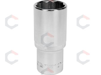 Galvute ilga 1/2", 27 mm 12-kampė (YT-12947) Galvute ilga 1/2", 27 mm 12-kampė (YT-12947)