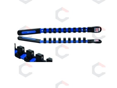 Galvučių laikiklis 1/2", 9 auselės (9195) Galvučių laikiklis 1/2", 9 auselės (9195)
