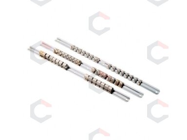 Galvučių laikiklis 15 auselių 1/4", L-425 mm (H3722) Galvučių laikiklis 15 auselių 1/4", L-425 mm (H3722)