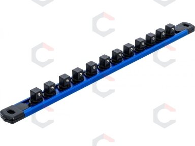 Galvučių laikiklis | magnetinis | 12,5 mm (1/2") | 12 vnt. (74551) Galvučių laikiklis | magnetinis | 12,5 mm (1/2") | 12 vnt. (74551)