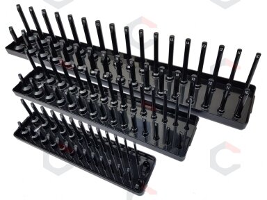 Galvučių laikiklių rinkinys 1/4" / 3/8" / 1/2" | 3 vnt. (SK22211) Galvučių laikiklių rinkinys 1/4" / 3/8" / 1/2" | 3 vnt. (SK22211)