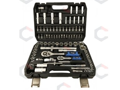Galvučių rinkinys | 6.3 mm (1/4") + 12.5 mm (1/2") | 94 vnt (BS78094)