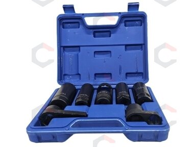 Galvučių rinkinys lambda zondams | 1/2" ir 3/8" | 7 vnt. (1140V)