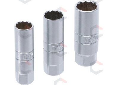 Galvučių rinkinys žvakėms 12 kampų | 10 mm (3/8") | 14 - 16 - 18 mm | 3 vnt. (6858) Galvučių rinkinys žvakėms 12 kampų | 10 mm (3/8") | 14 - 16 - 18 mm | 3 vnt. (6858)