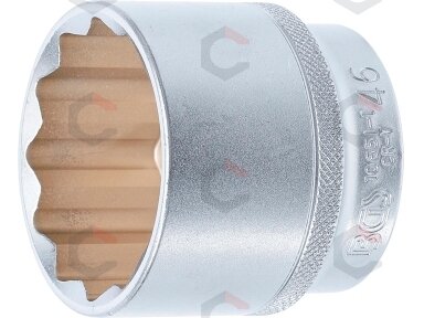 Galvutė 12 kampė | 12,5 mm (1/2") | 46 mm (10651-1)
