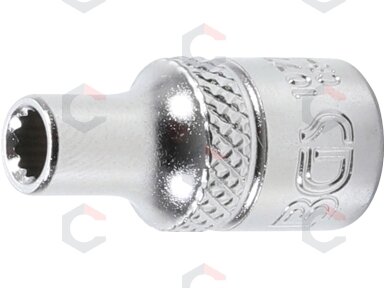 Galvutė 12-kampė | 6,3 mm (1/4") | 4 mm (10774)