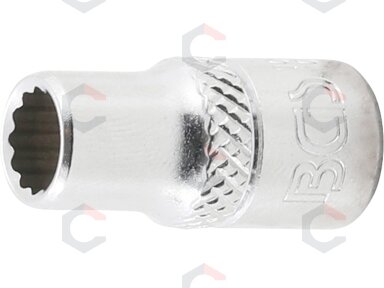 Galvutė, 12 kampų | 6.3 mm (1/4") | 1/4" (10873) Galvutė, 12 kampų | 6.3 mm (1/4") | 1/4" (10873)