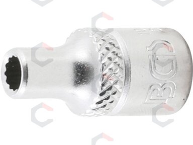 Galvutė, 12 kampų | 6.3 mm (1/4") | 5/32" (10870) Galvutė, 12 kampų | 6.3 mm (1/4") | 5/32" (10870)