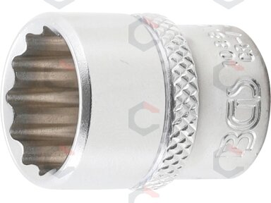 Galvutė, 12 kampų | 6.3 mm (1/4") | 9/16" (10881) Galvutė, 12 kampų | 6.3 mm (1/4") | 9/16" (10881)