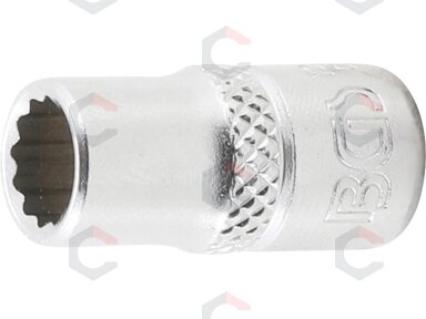 Galvutė, 12 kampų | 6.3 mm (1/4") | 9/32" (10874) Galvutė, 12 kampų | 6.3 mm (1/4") | 9/32" (10874)