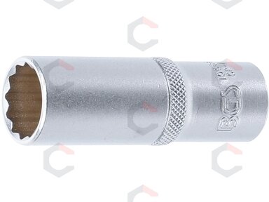 Galvute 12 kampų ilga | 12,5 mm (1/2") | 19 mm (10686) Galvute 12 kampų ilga | 12,5 mm (1/2") | 19 mm (10686)