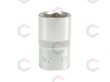 Galvutė 1/2", šešiakampė 16mm (YT-1209)