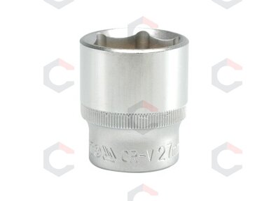Galvutė 1/2", šešiakampė 27mm (YT-1218)