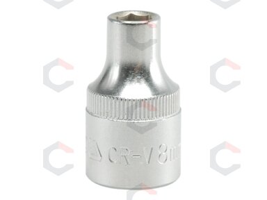 Galvutė 1/2", šešiakampė 8mm (YT-1201)