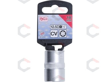 Galvutė 1/2", Super-Lock, 18 mm (2418) Galvutė 1/2", Super-Lock, 18 mm (2418)