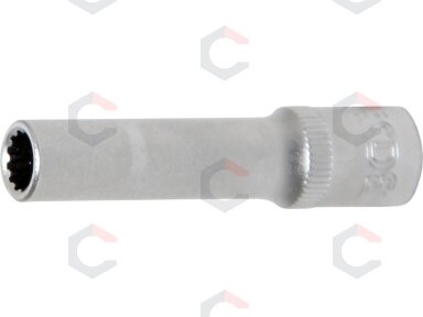 Galvutė daugiafunkcinė ilga | 6,3 mm (1/4") | 6 mm (10156) Galvutė daugiafunkcinė ilga | 6,3 mm (1/4") | 6 mm (10156)
