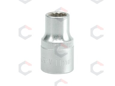 Galvutė dvylikakampė 1/2", 11mm (YT-1273)