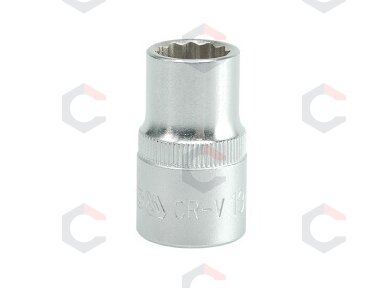 Galvutė dvylikakampė 1/2", 13mm (YT-1275)