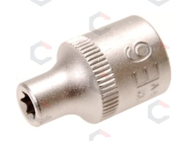 Galvutė E-star tipo varžtams 3/8", E6 (2712) Galvutė E-star tipo varžtams 3/8", E6 (2712)