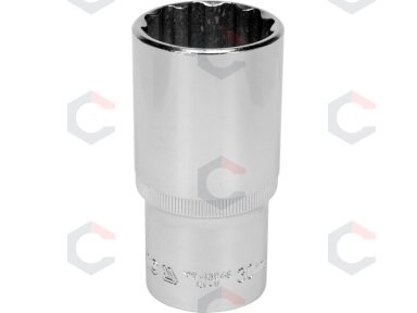 Galvute ilga 1/2", 30 mm 12-kampė (YT-12948)