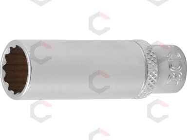 Galvutė ilga 12-kampė | 6,3 mm (1/4") | 11 mm (10711) Galvutė ilga 12-kampė | 6,3 mm (1/4") | 11 mm (10711)